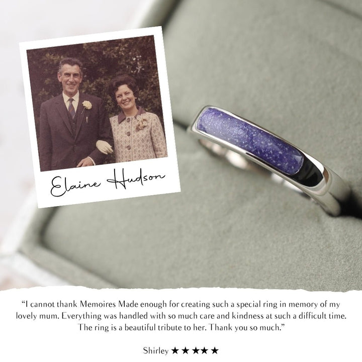 Yellow Gold Legacy Ashes Ring - MemoriesMade
