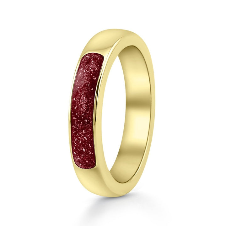 Yellow Gold Legacy Ashes Ring - MemoriesMade
