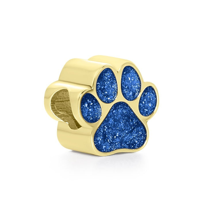 Yellow Gold Pandora - Compatible Paw Ashes Charm - MemoriesMade