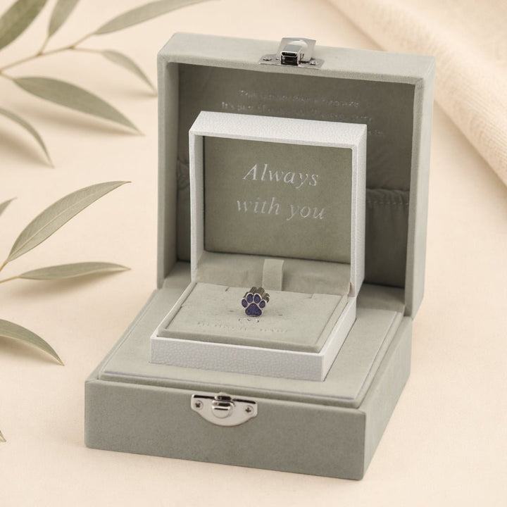Yellow Gold Pandora-Compatible Paw Ashes Charm - MemoriesMade