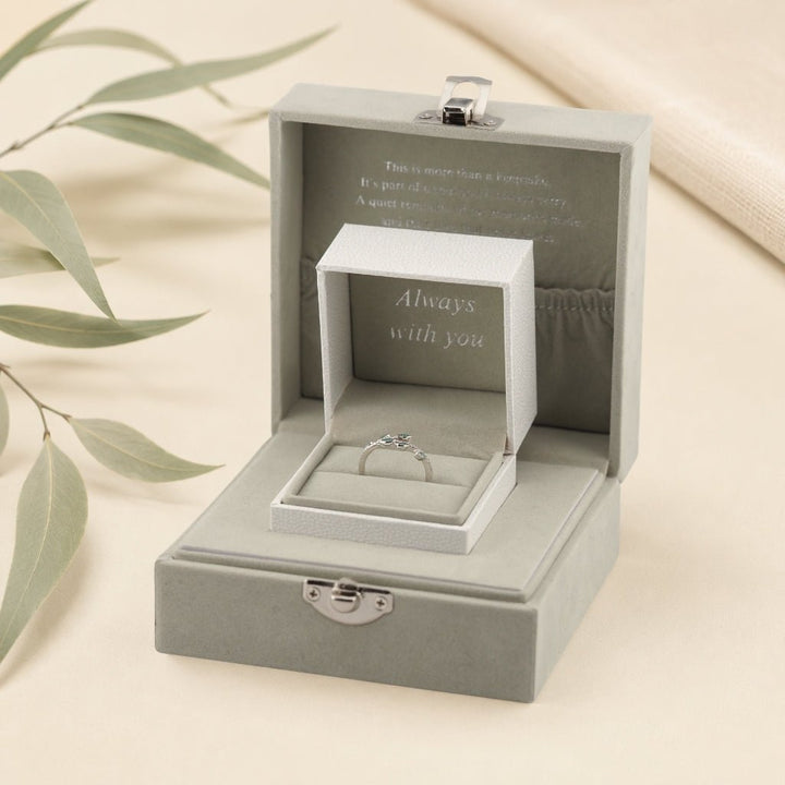 Yellow Gold Vine of Life Ashes Ring - MemoriesMade