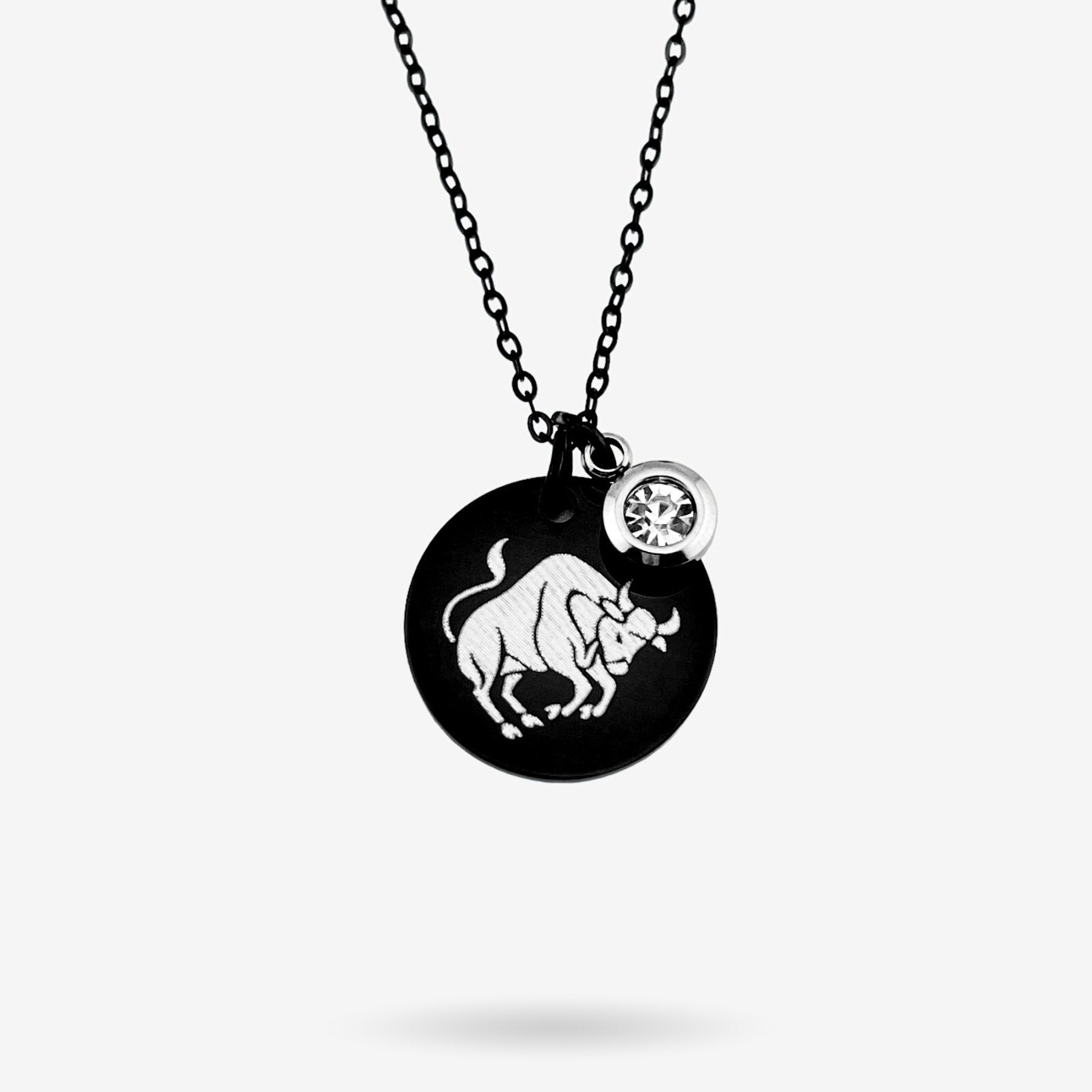 Zodiac Symbol Disc Necklace - MemoriesMade